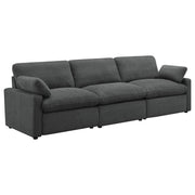  Coaster Furniture Collins 609531P Modular Power Sofa - Dark Grey IMAGE 1