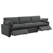  Coaster Furniture Collins 609531P Modular Power Sofa - Dark Grey IMAGE 2