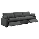  Coaster Furniture Collins 609531P Modular Power Sofa - Dark Grey IMAGE 2
