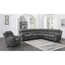  Coaster Furniture Bahrain 609540 6 pc Modular Reclining Sectional Sofa - Charcoal IMAGE 8