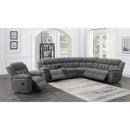  Coaster Furniture Bahrain 609540 6 pc Modular Reclining Sectional Sofa - Charcoal IMAGE 9