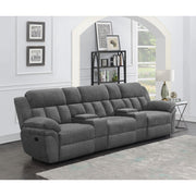  Coaster Furniture Bahrain 609541T 5-piece Upholstered Home Theater Seating - Charcoal IMAGE 12