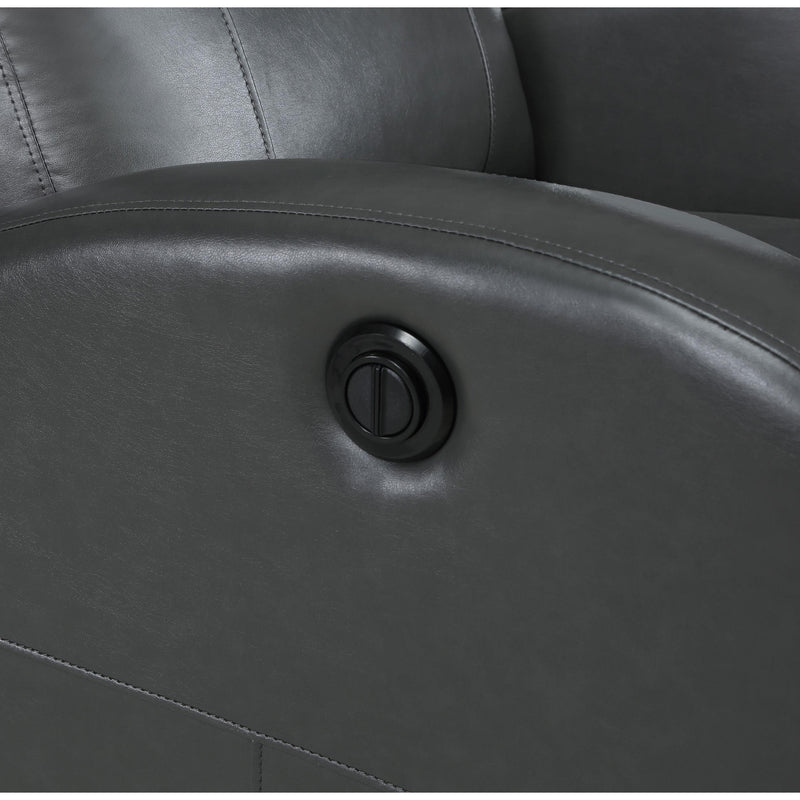  Coaster Furniture Grant 601499P Upholstered Power Recliner Chair - Grey IMAGE 9
