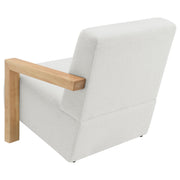  Coaster Furniture Fitzroy 903094 Boucle Upholstered Accent Arm Chair - Ivory IMAGE 5