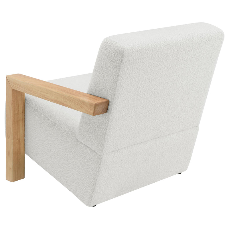  Coaster Furniture Fitzroy 903094 Boucle Upholstered Accent Arm Chair - Ivory IMAGE 5