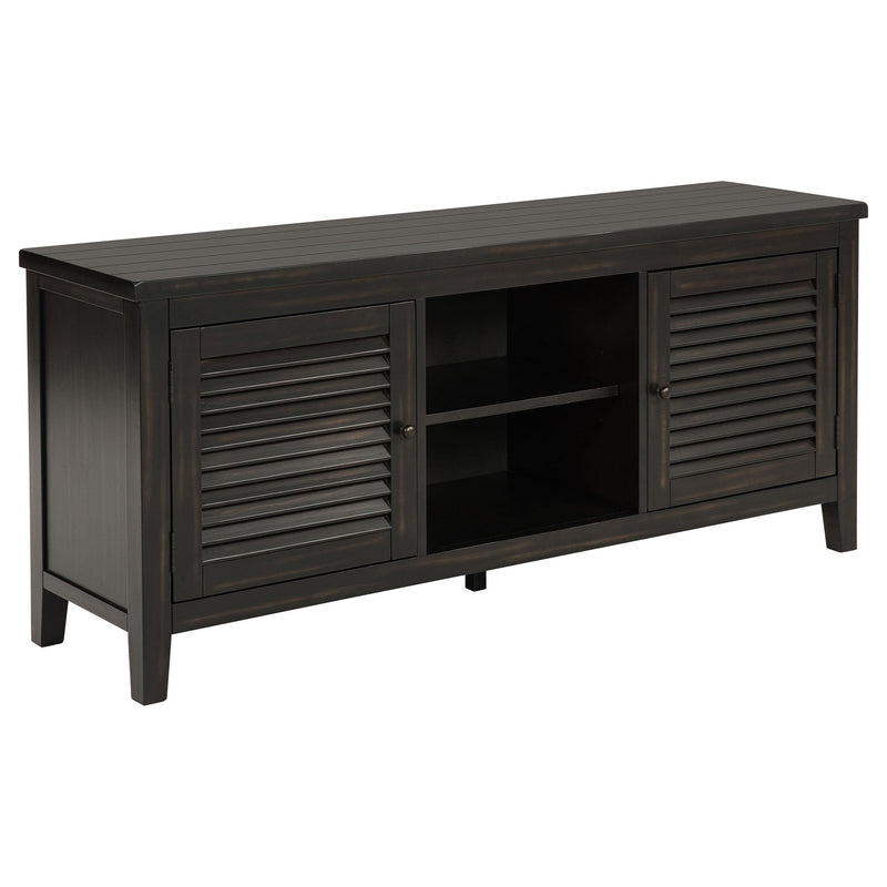 Coaster Furniture Concord 701782 2-door 60-inch TV Stand Console - Distressed Java IMAGE 1