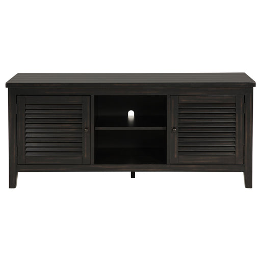 Coaster Furniture Concord 701782 2-door 60-inch TV Stand Console - Distressed Java IMAGE 2