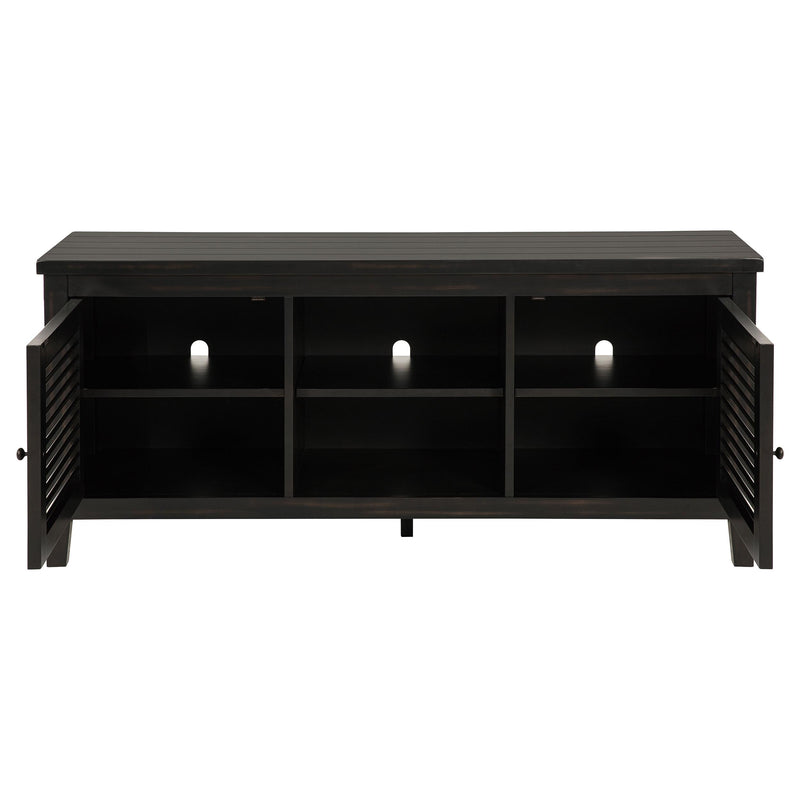 Coaster Furniture Concord 701782 2-door 60-inch TV Stand Console - Distressed Java IMAGE 3