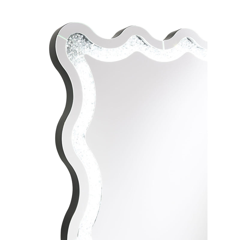 Coaster Furniture Brixey 961473 24 x 63 Inch LED Lighting Standing Floor Mirror - Black IMAGE 20