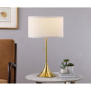  Coaster Furniture Elmira 920241 24-inch Drum Shade Metal Table Lamp - Gold IMAGE 2