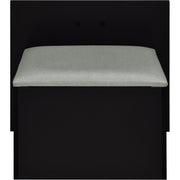  Coaster Furniture Flora 930219 2-drawer Vanity Set with LED Mirror - Black High Gloss IMAGE 14