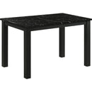  Crown Mark Resia 2120BK-T-3048 Dining Table - Black IMAGE 1