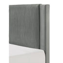  Crown Mark Lucia 5097LG-T Twin Bed - Light Grey IMAGE 3