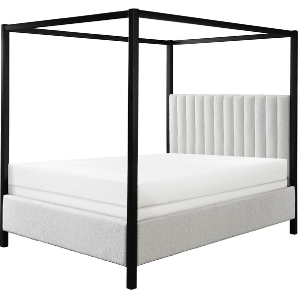  Crown Mark Adalyn 5107WH-K King Canopy Bed IMAGE 1