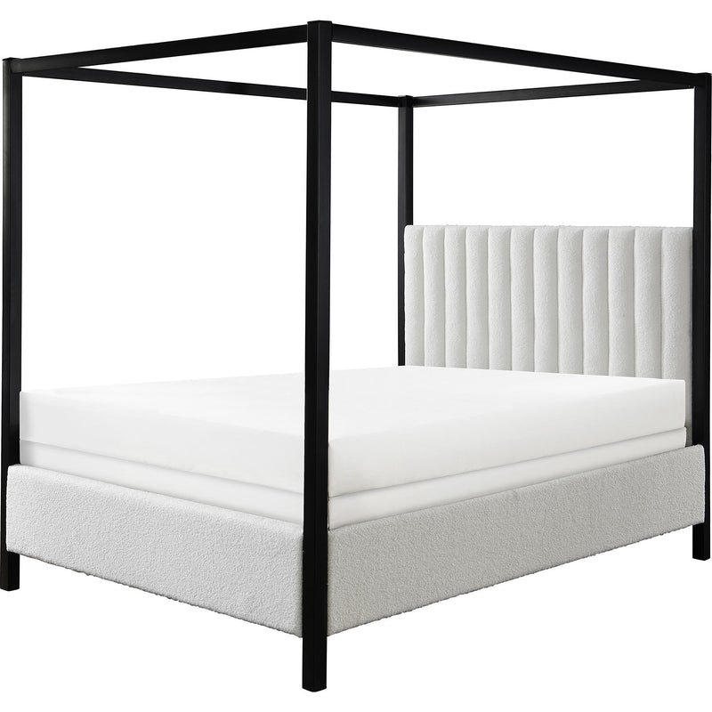 Crown Mark Adalyn 5107WH-K King Canopy Bed IMAGE 1