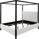  Crown Mark Adalyn 5107WH-K King Canopy Bed IMAGE 2