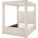  Crown Mark Annabelle 5114IV-K King Canopy Bed - Ivy IMAGE 2