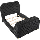  Crown Mark Natalia 5115BK-Q Queen Bed with Fireplace and TV Lift - Black IMAGE 2