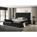  Crown Mark Liliana 5203BK-Q Queen Bed - Black IMAGE 4