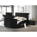  Crown Mark Voltare 5212BK-K King Bed with Fireplace & TV Lift - Black IMAGE 5