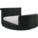  Crown Mark Voltare 5212BK-Q Queen Bed with Fireplace & TV Lift - Black IMAGE 1