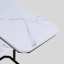  Crown Mark Ida 7267MB Chairside Table - Faux Marble IMAGE 3