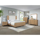 Crown Mark Kara B1450-Q Queen Bed - Cerused Natural IMAGE 3