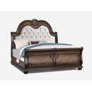  Crown Mark Stanley B1610-K King Bed - Coffee Brown IMAGE 1