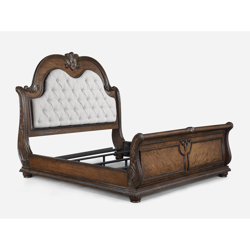  Crown Mark Stanley B1610-Q Queen Bed - Coffee Brown IMAGE 2
