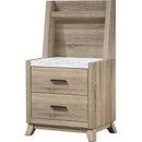  Crown Mark Tilston B3400-2 Nightstand with Wall Panel IMAGE 1