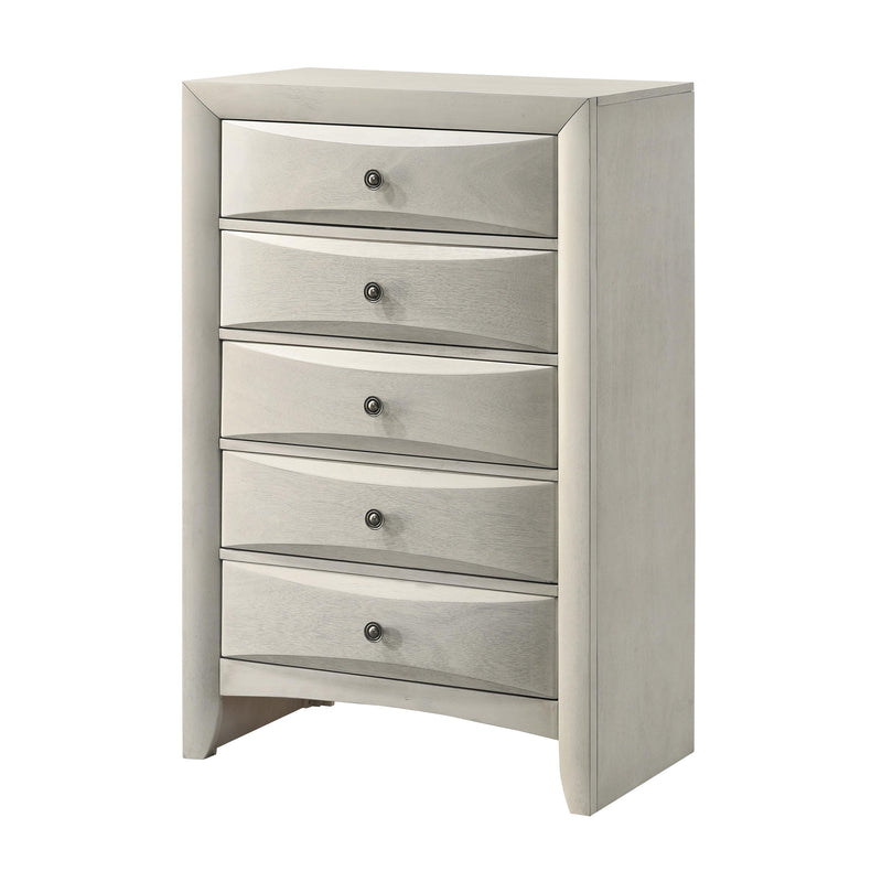  Crown Mark Emily B4255-4 Chest - White IMAGE 1
