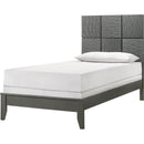  Crown Mark Denker B4715-T Twin Bed - Gunmetal IMAGE 1