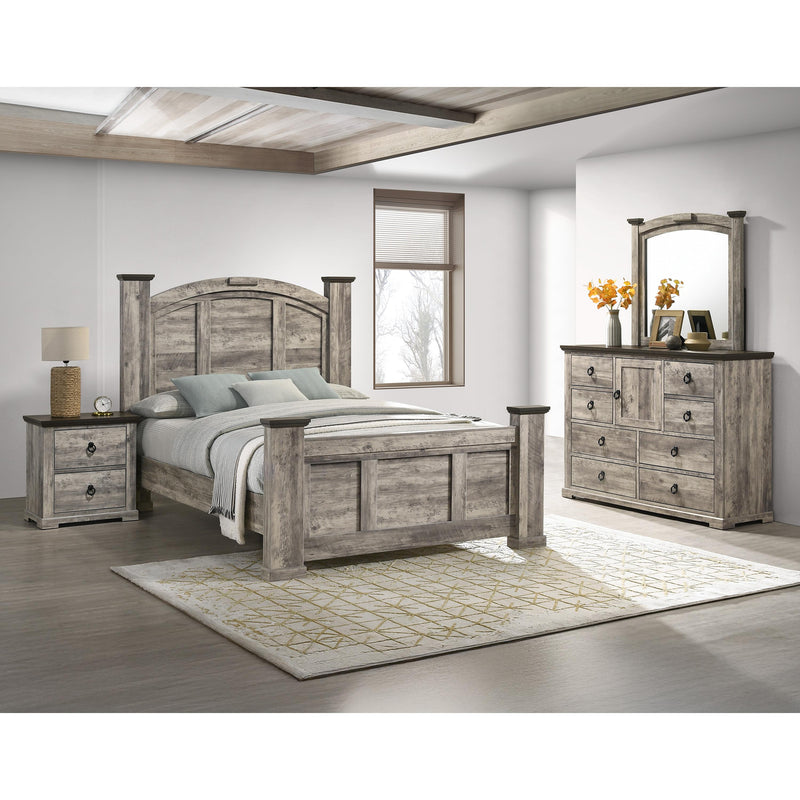  Crown Mark Ella Mae B6840-K King Poster Bed IMAGE 3