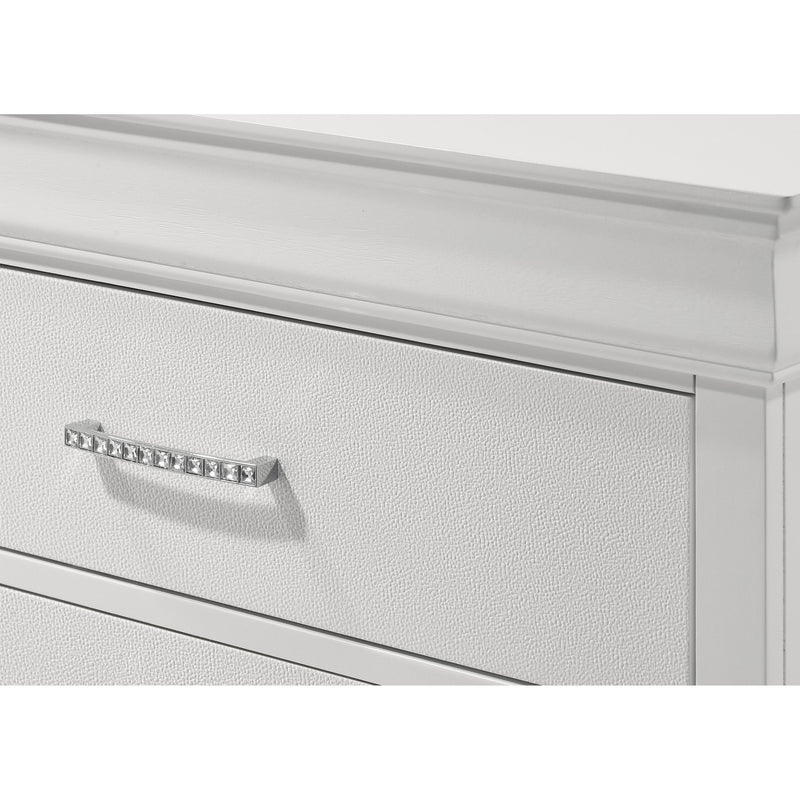  Crown Mark Amalia B6912-1 Dresser - White IMAGE 5