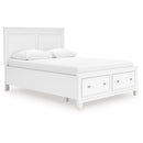  Signature Design by Ashley Fortman B680B20 Queen Panel Storage Bed IMAGE 1