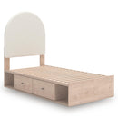 Signature Design by Ashley Arloster PCB1566B6 Twin Upholstered Panel Bed with Storage IMAGE 7