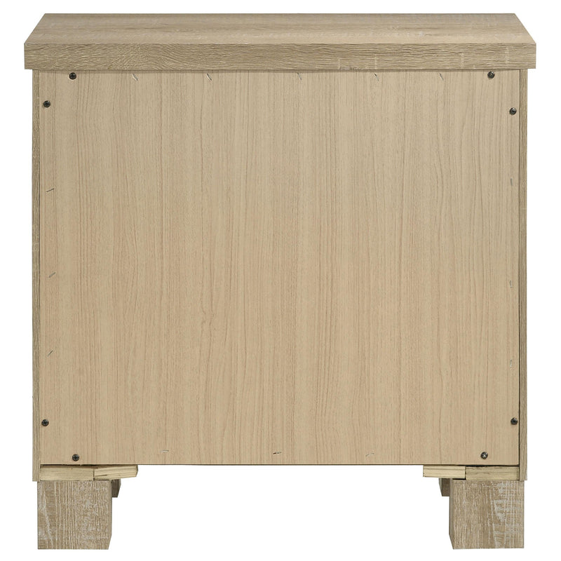  Coaster Furniture Oakglen 225102 2-drawer Nightstand Bedside Table - Weathered Oak IMAGE 7