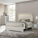 Furniture of America Beds Queen Lincolt FM7201WH Queen Bed IMAGE 1