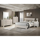  Crown Mark Atticus B6982-K-BED King Bed - White IMAGE 2