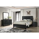 Crown Mark Charlie B9235-Q Queen Bed - Charcoal IMAGE 4