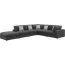  Coaster Furniture Serene 551324-SET 6 pc Upholstered Modular Sectional - Charcoal IMAGE 1