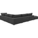  Coaster Furniture Serene 551324-SET 6 pc Upholstered Modular Sectional - Charcoal IMAGE 4
