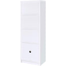  Coaster Furniture Laughlin 724114 3-shelf Engineered Wood Media Tower - White IMAGE 9