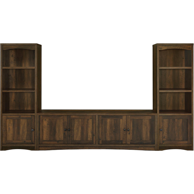  Coaster Furniture Laughlin 724123-SET 3-piece Entertainment Center TV Stand - Dark Pine IMAGE 2