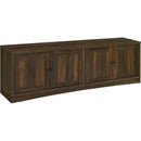  Coaster Furniture Laughlin 724123-SET 3-piece Entertainment Center TV Stand - Dark Pine IMAGE 3