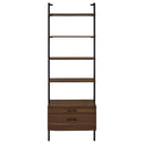  Coaster Furniture Owens 980074-S3 3-piece 96-inch Wall Mounted Bookshelf Set - Walnut IMAGE 5