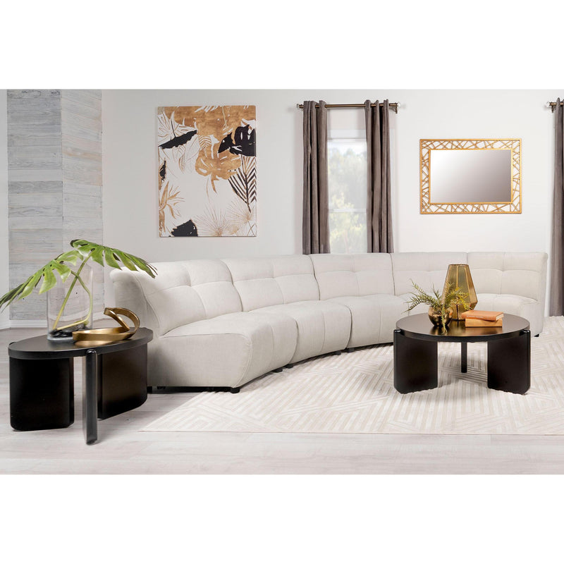  Coaster Furniture Charlotte 551300-S5 5-piece Upholstered Modular Sectional Sofa - Ivory IMAGE 2