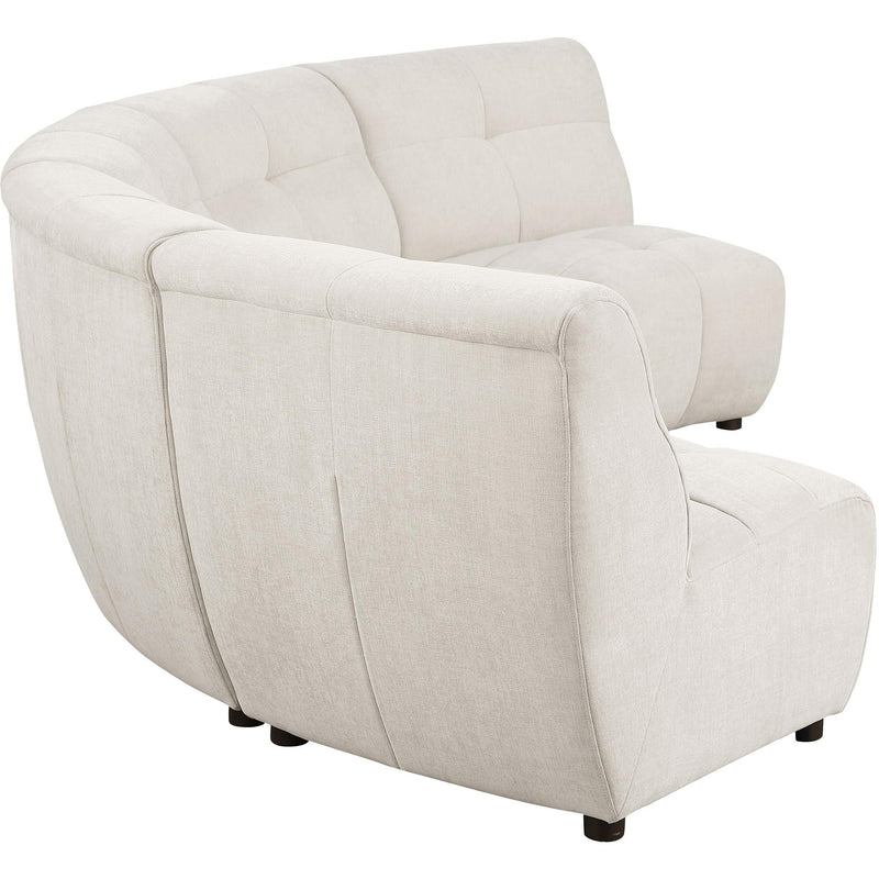  Coaster Furniture Charlotte 551300-S5 5-piece Upholstered Modular Sectional Sofa - Ivory IMAGE 7