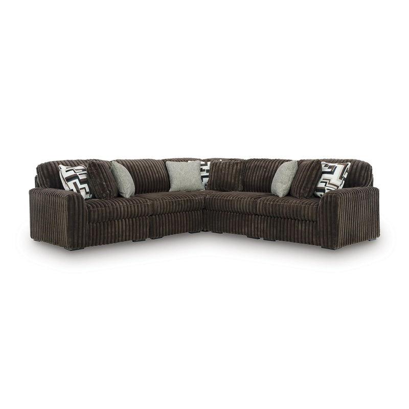  Signature Design by Ashley Midnight-Madness 98104S26 5 pc Sectional IMAGE 1