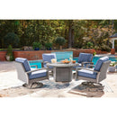  Signature Design by Ashley Half Moon Beach PCP418-776 Round Fire Pit Table IMAGE 10